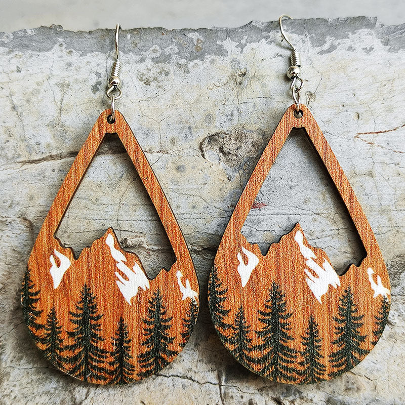 Aspen Teardrop Shape Dangle Earrings