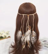 Bohemian Feather Necklace #1158