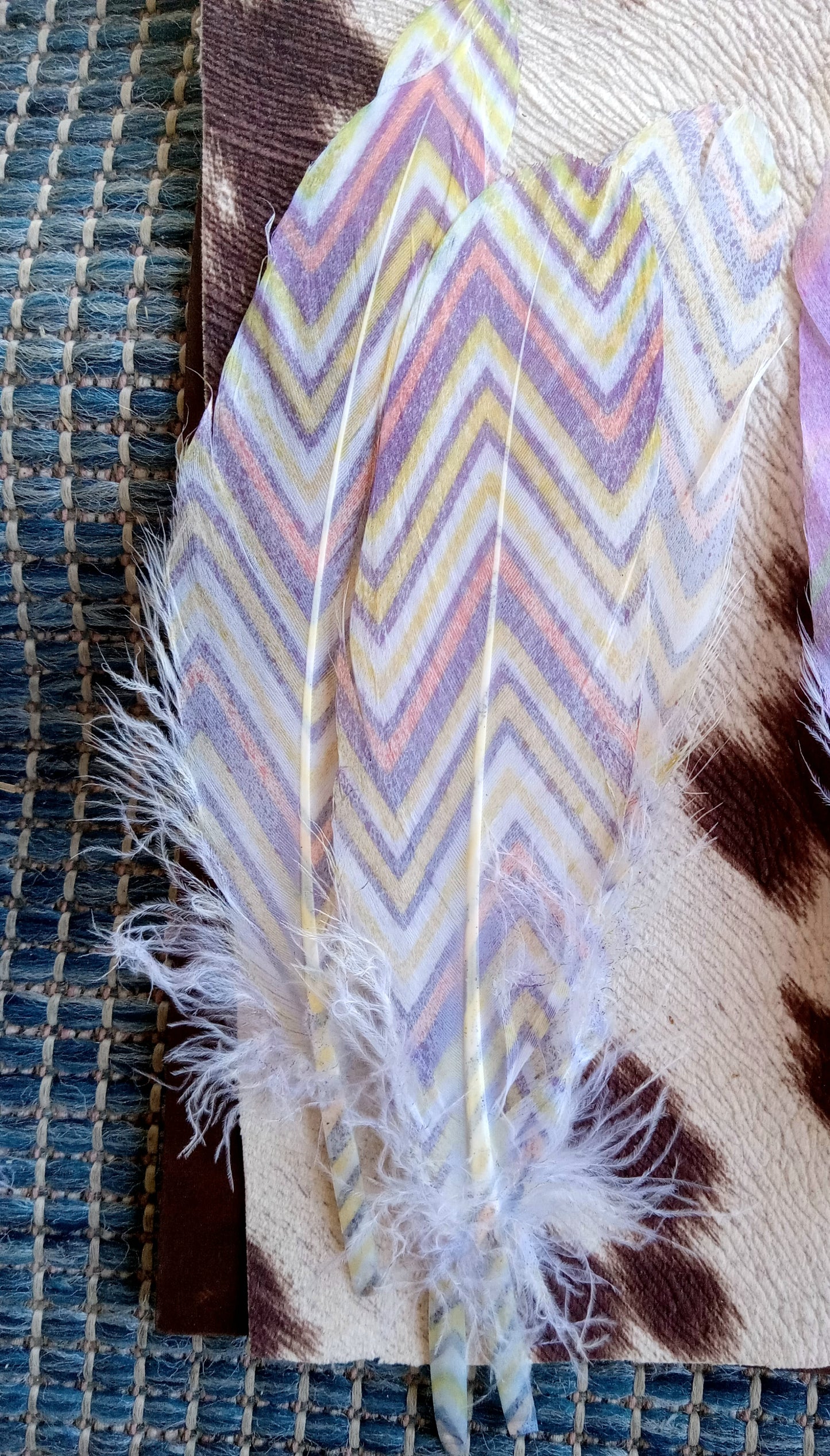 Printed Hat Feathers #1101