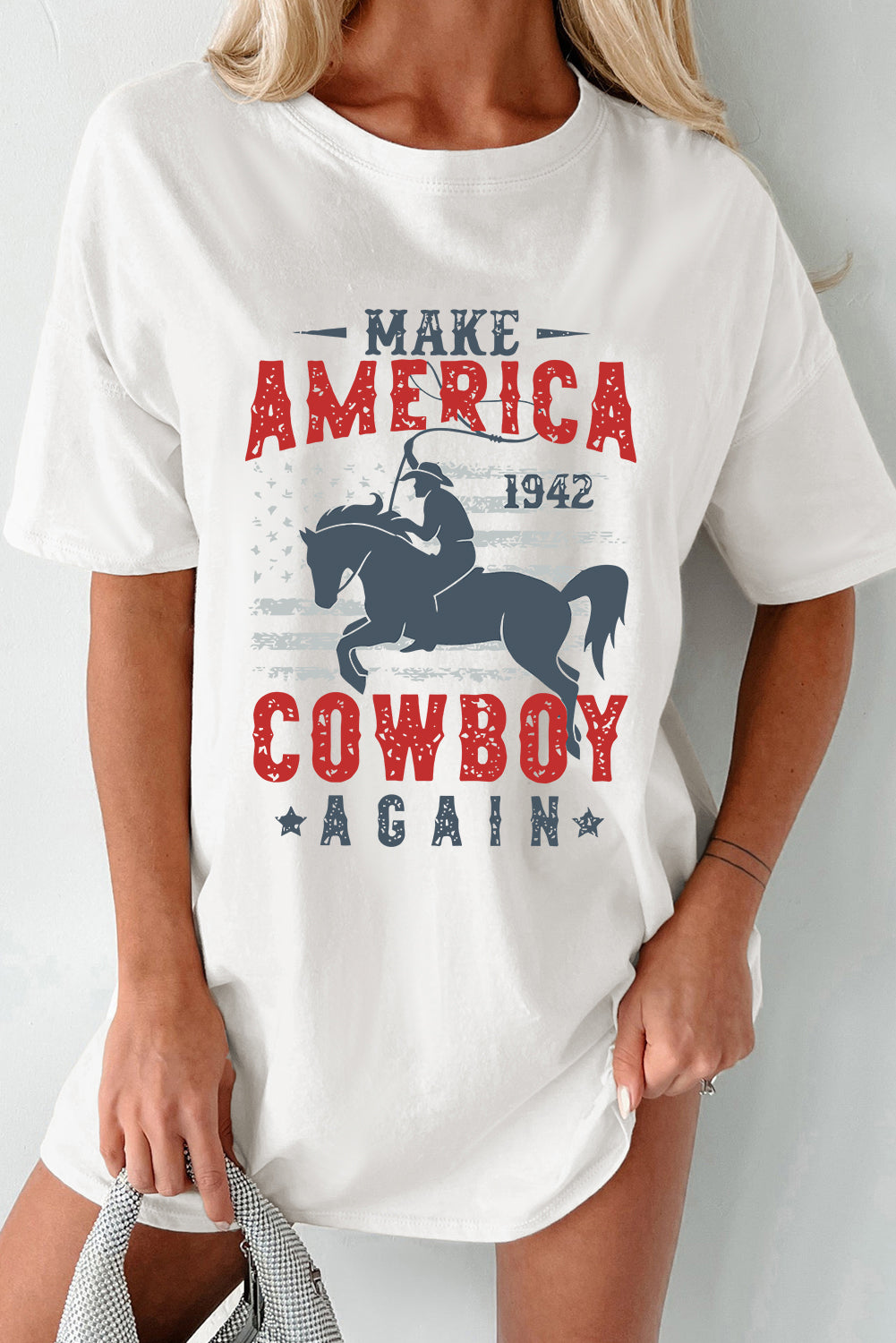 Make America Cowboy T-Shirt Dress