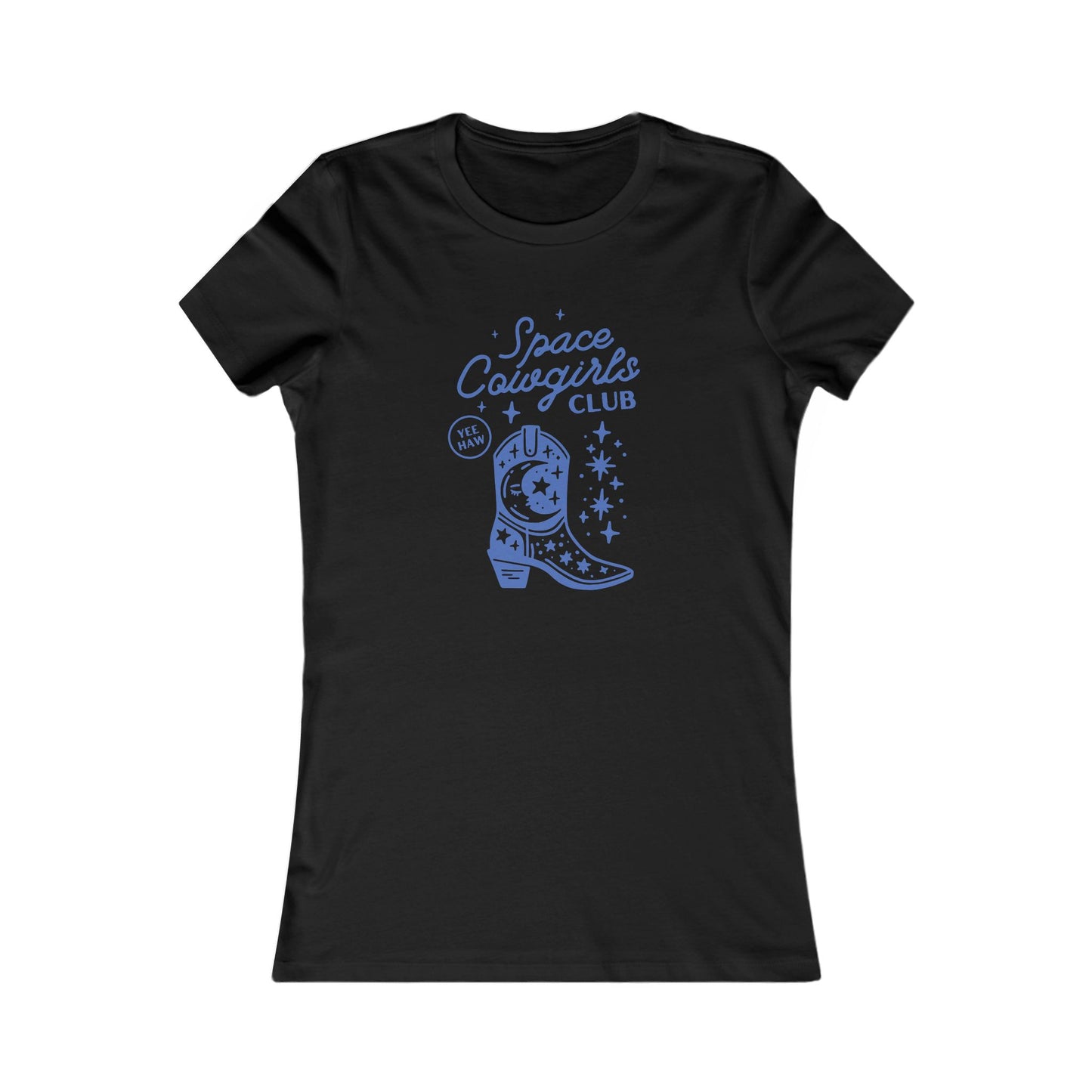 Space Cowgirls Club Fitted T-Shirt