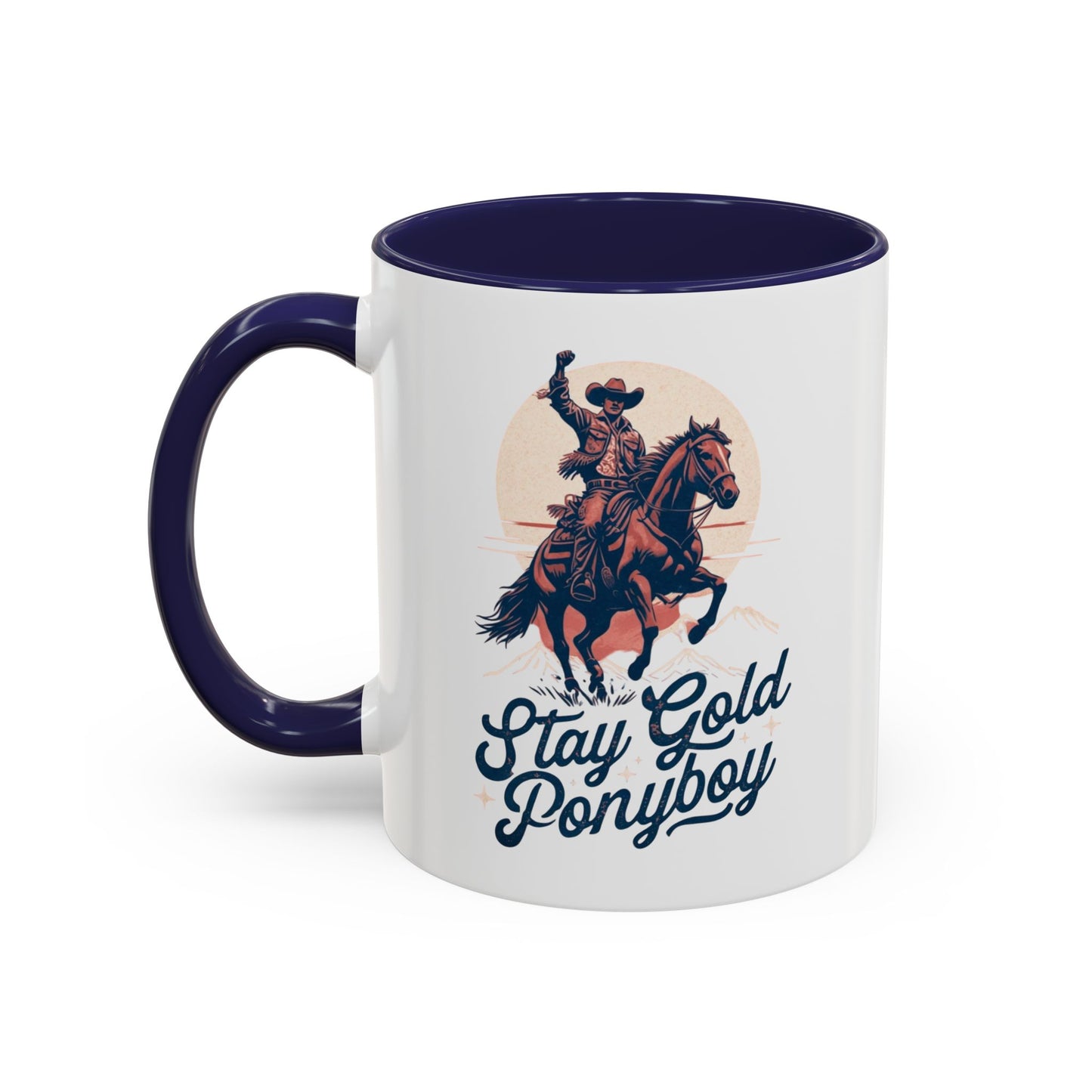 Stay Gold Ponyboy Accent Coffee Mug (11 oz)