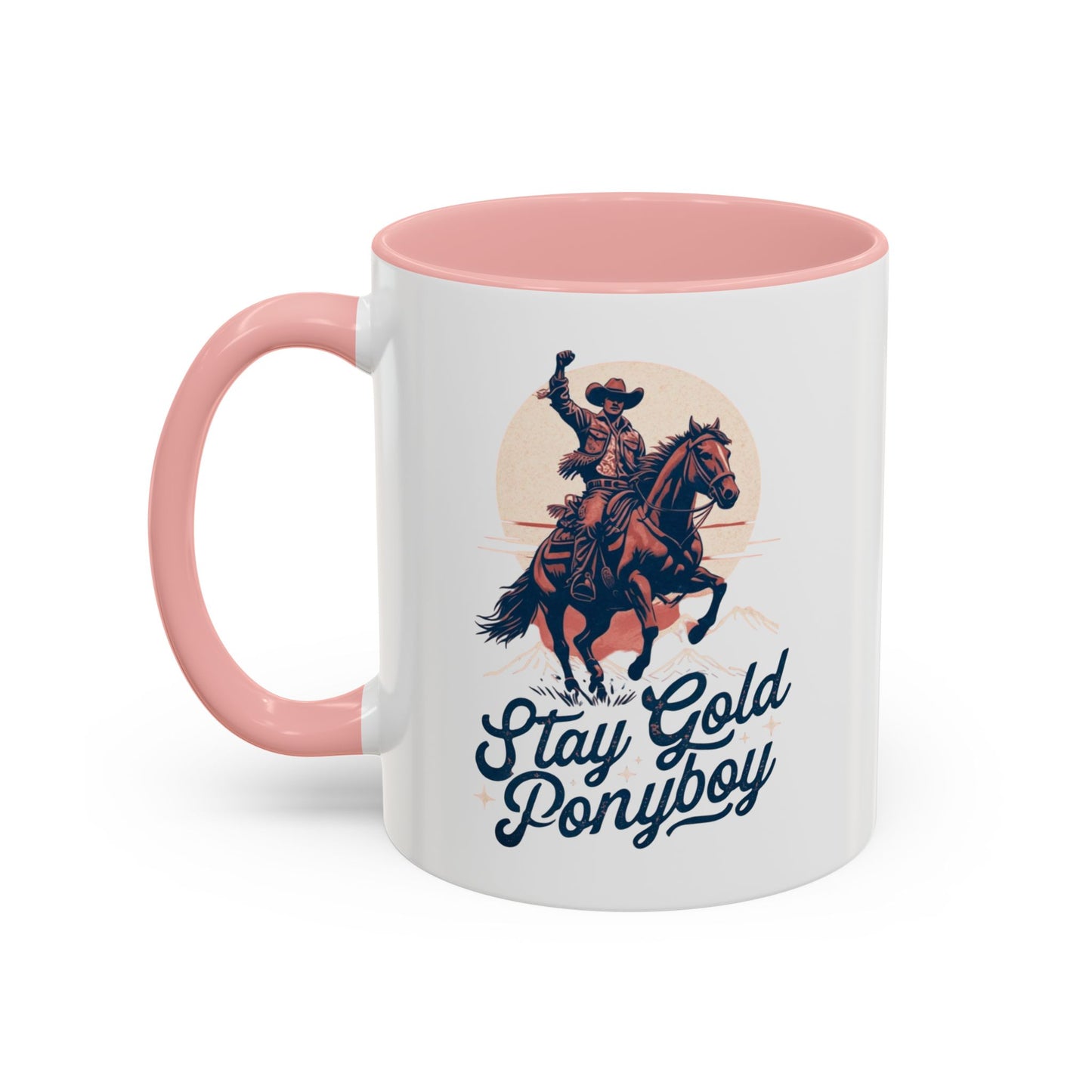 Stay Gold Ponyboy Accent Coffee Mug (11 oz)