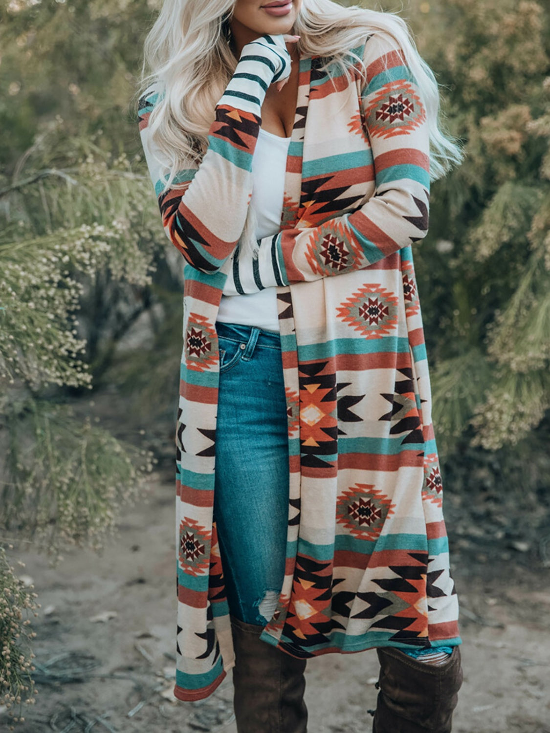 Cowgirl Sunset Long Cardigan/Duster