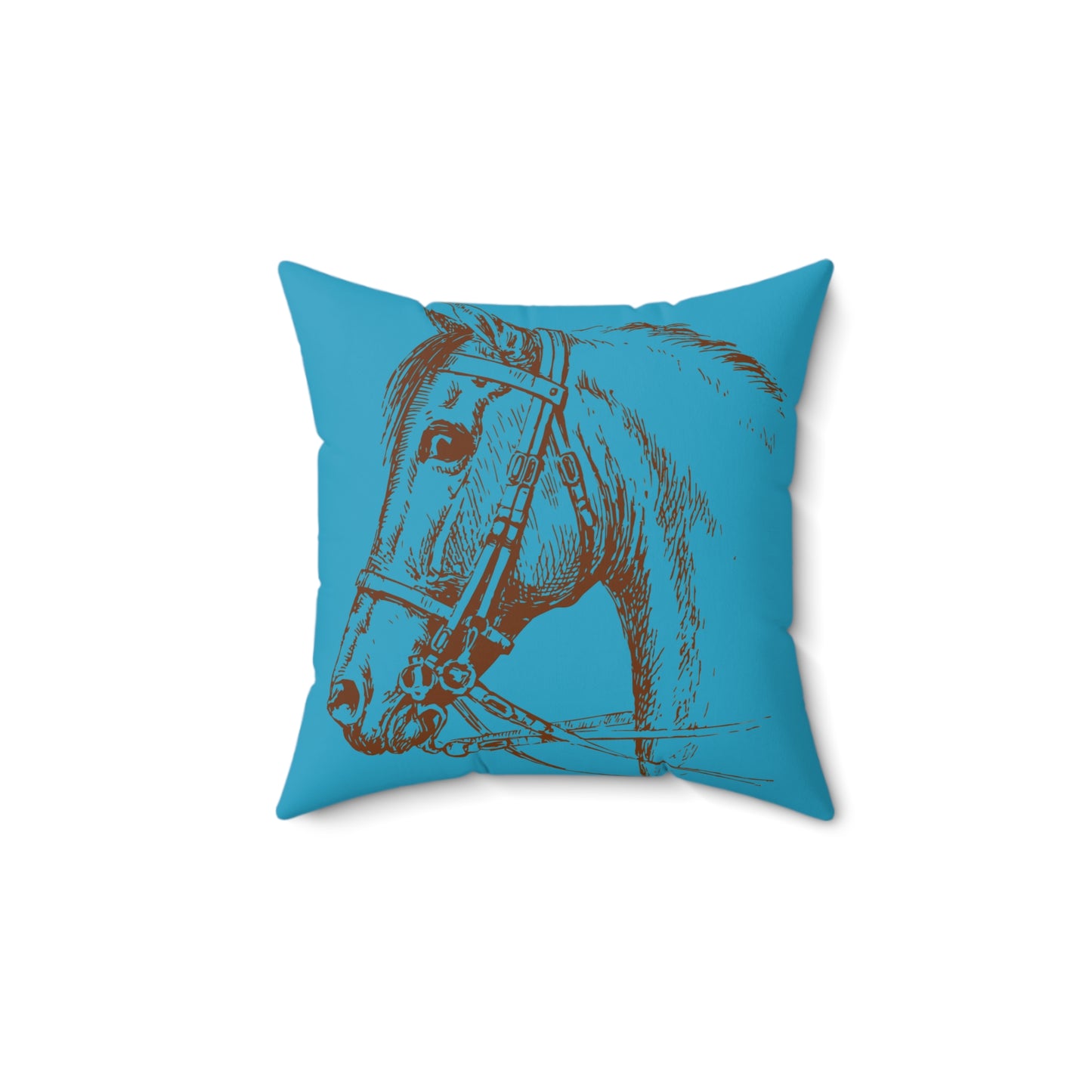 High Horse Square Pillow - Horse Design