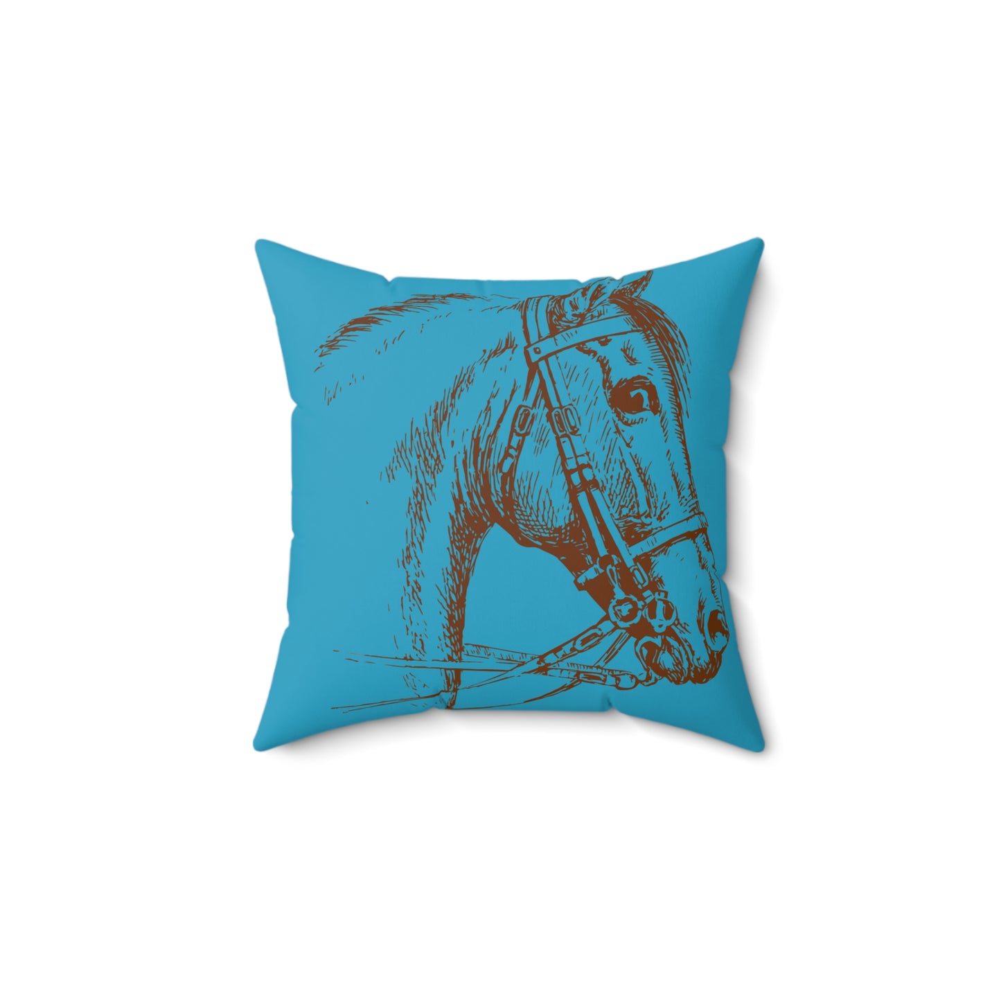 High Horse Square Pillow - Horse Design