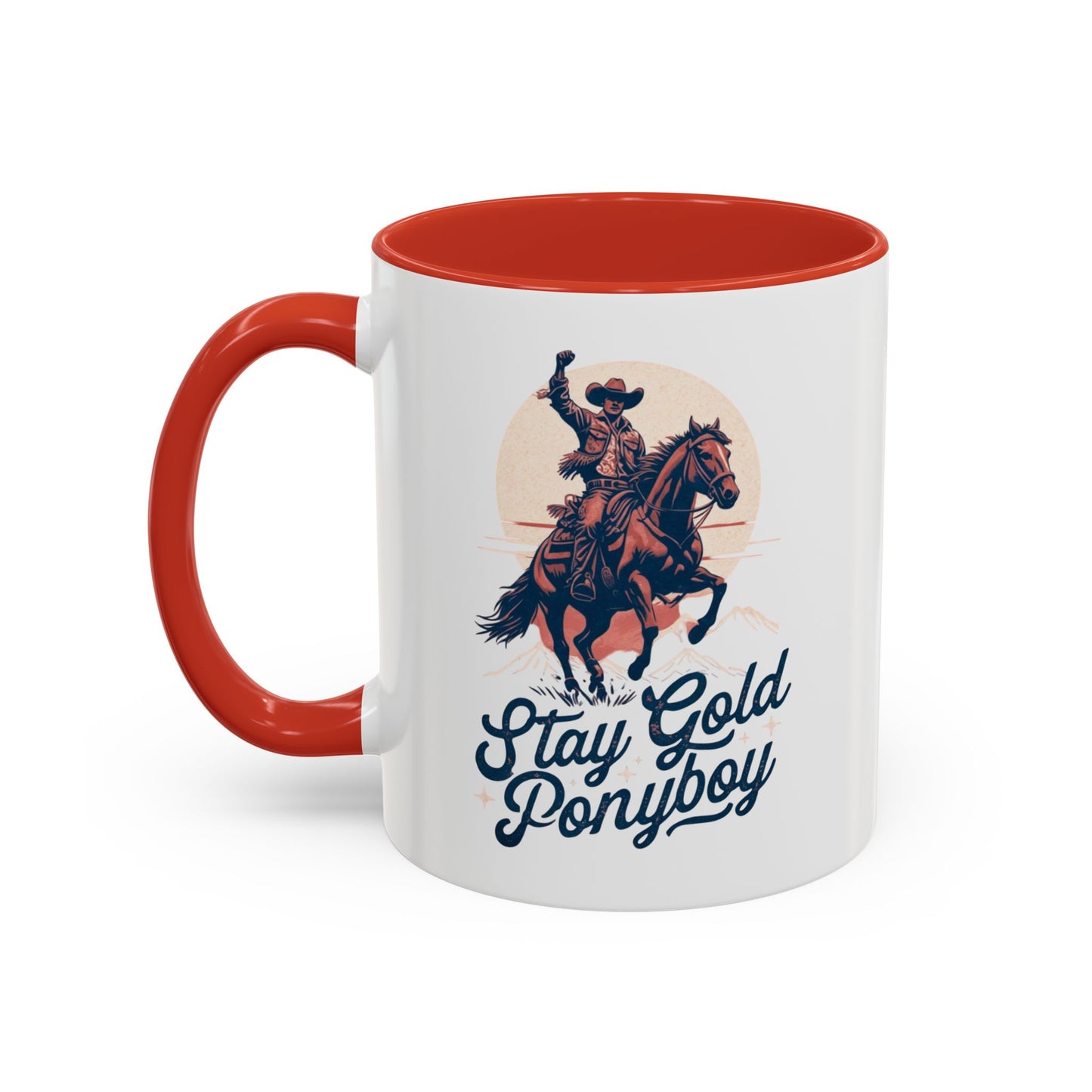 Stay Gold Ponyboy Accent Coffee Mug (11 oz)