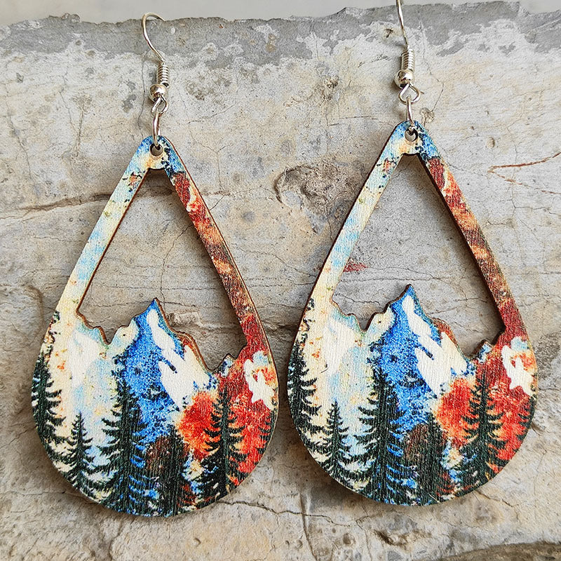 Aspen Teardrop Shape Dangle Earrings