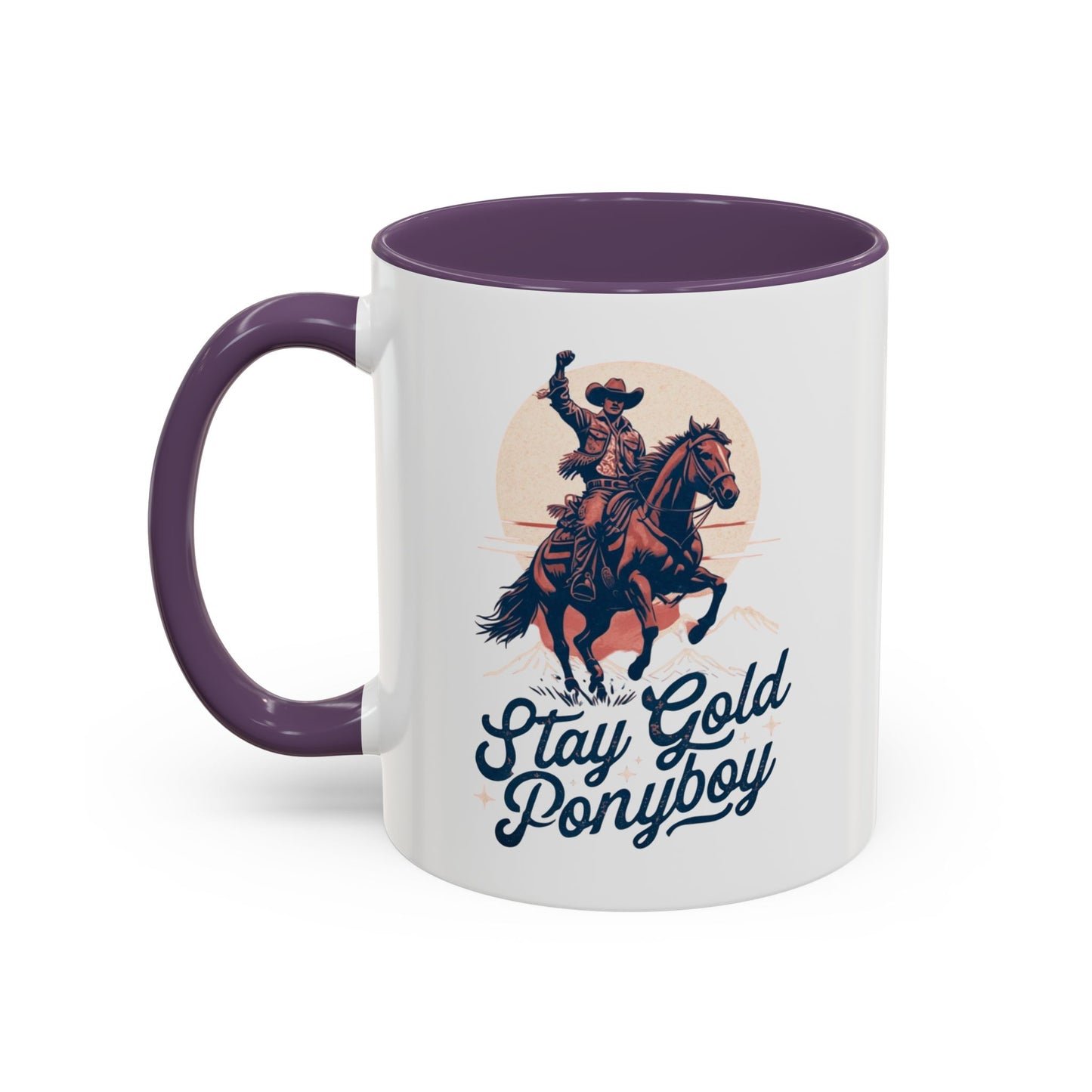 Stay Gold Ponyboy Accent Coffee Mug (11 oz)