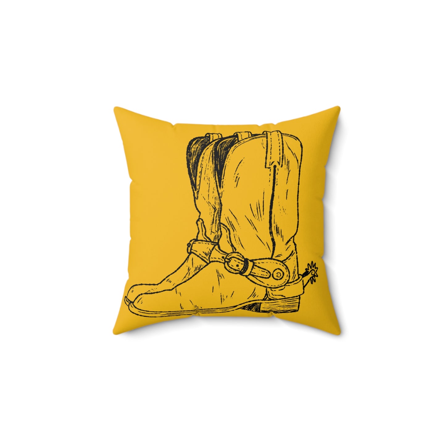 Cowboy Boots Throw Pillow