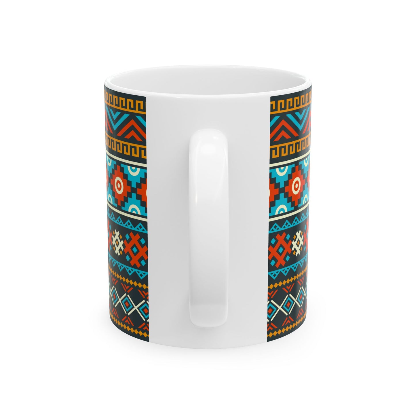 Aztec Pattern Ceramic Mug – 11oz