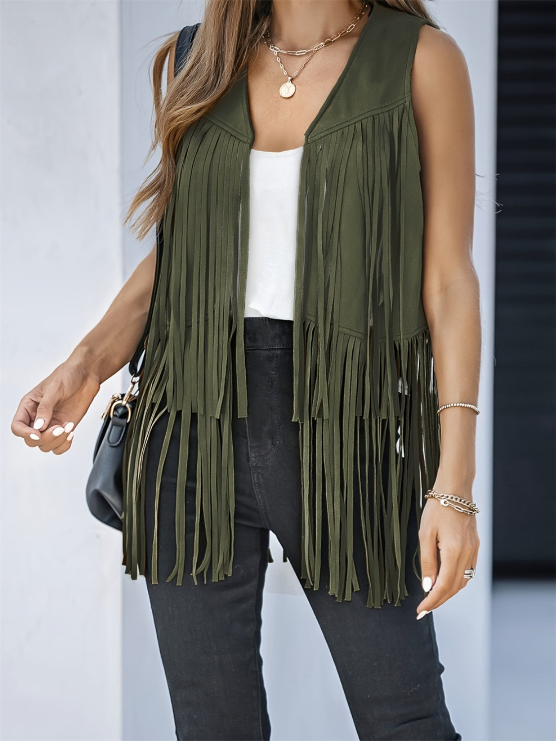 Six Shooter Fringe Vest