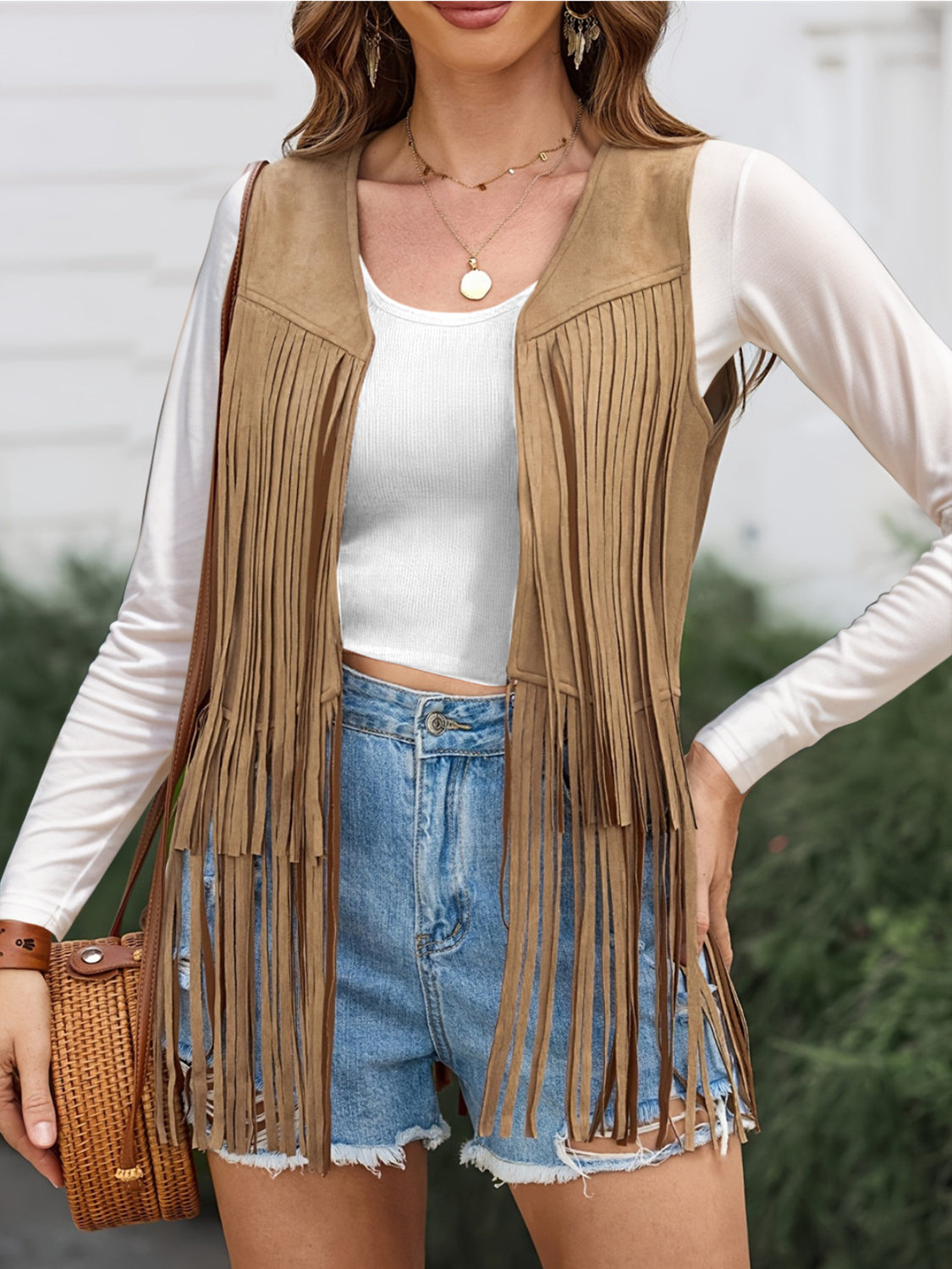 Six Shooter Fringe Vest