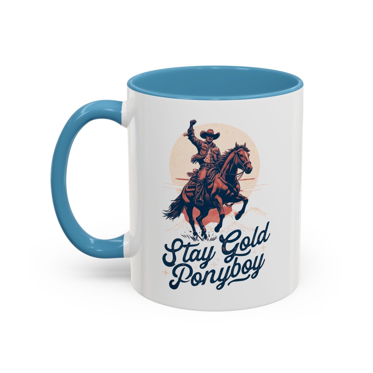 Stay Gold Ponyboy Accent Coffee Mug (11 oz)