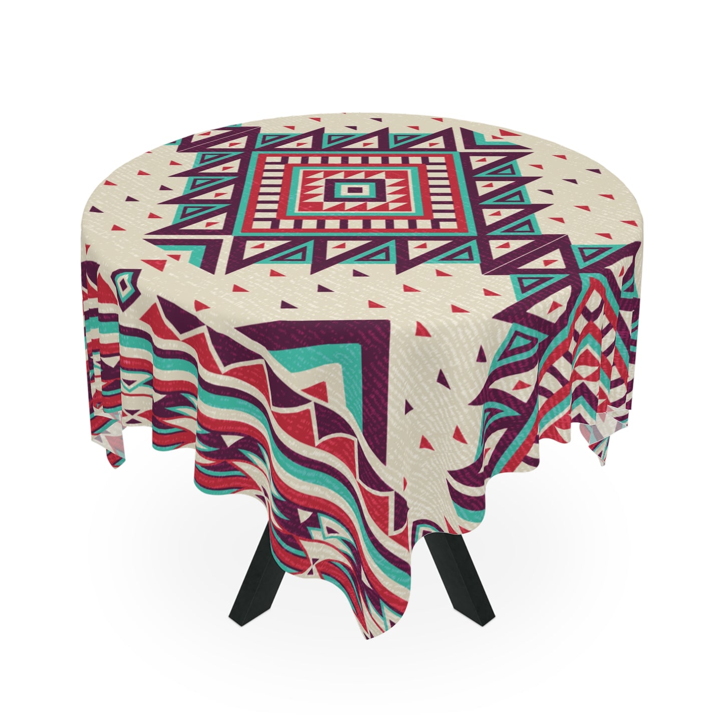 Vibrant Aztec Geometric Tablecloth