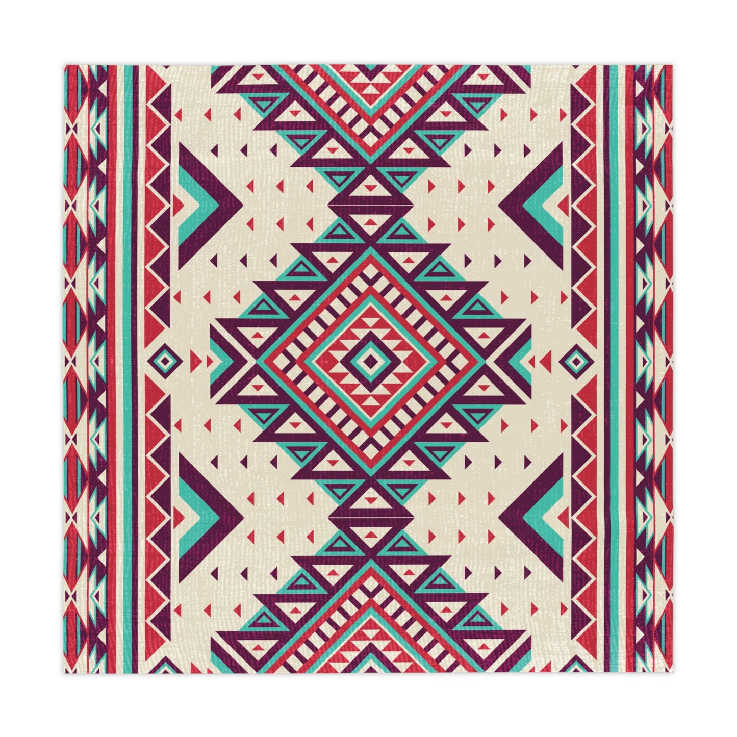 Vibrant Aztec Geometric Tablecloth