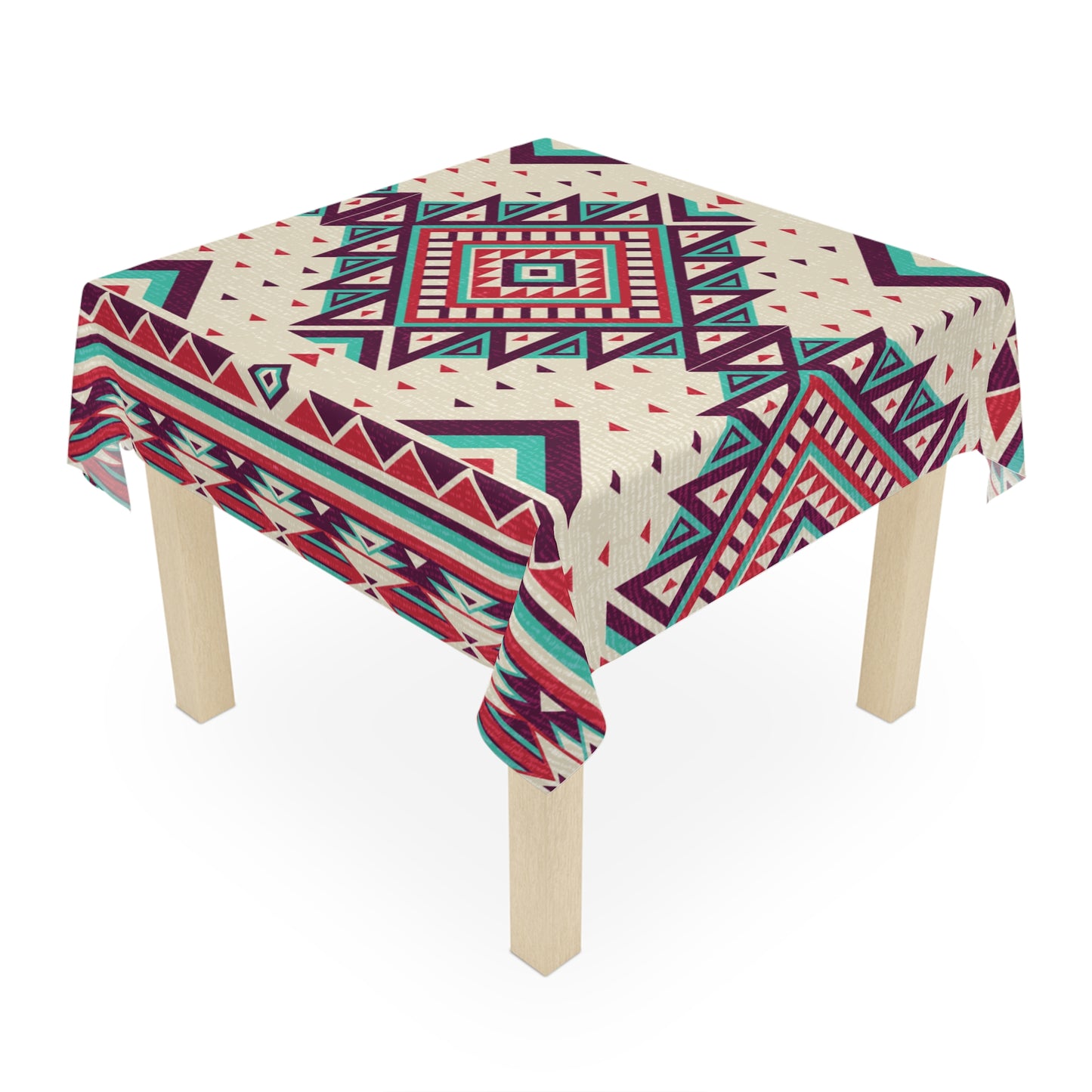 Vibrant Aztec Geometric Tablecloth