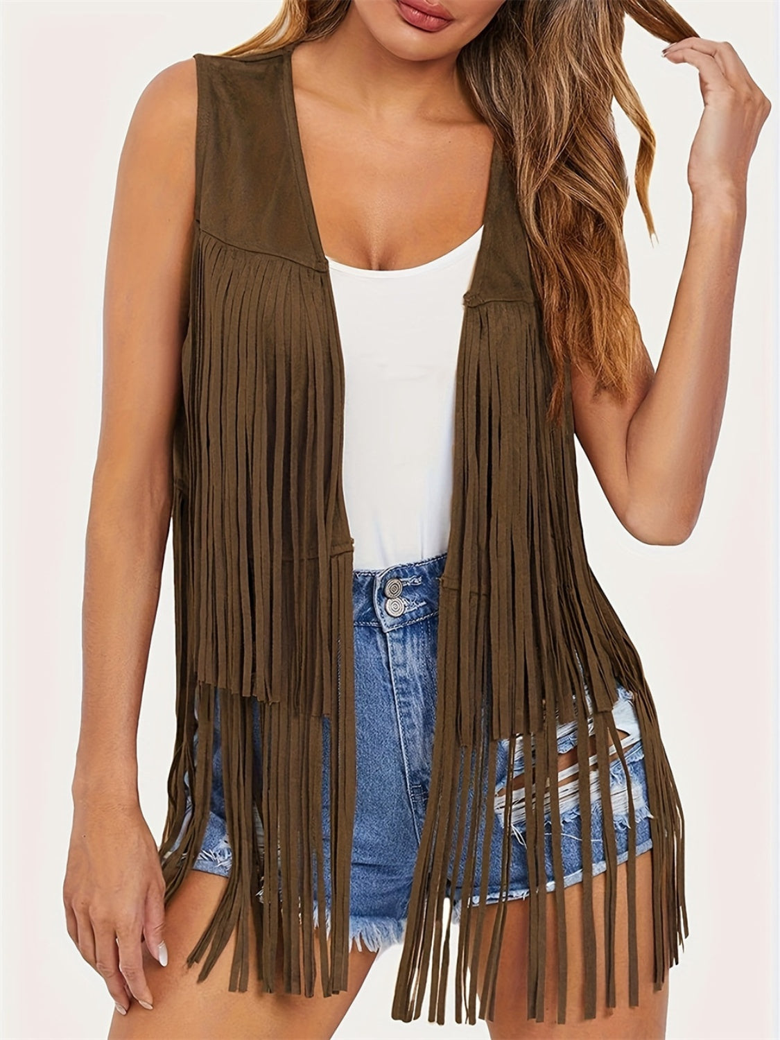 Six Shooter Fringe Vest