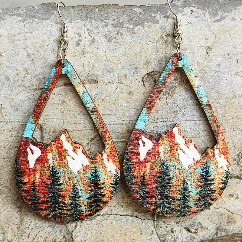 Aspen Teardrop Shape Dangle Earrings