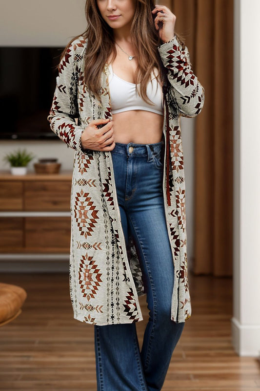 Aztec Long Duster