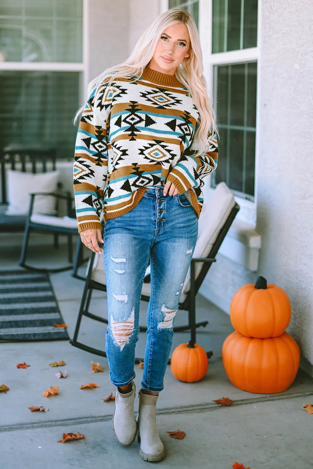 Golden West Long Sleeve Sweater