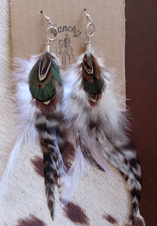 Feather Earrings #1121