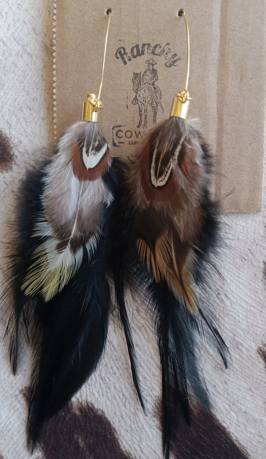 Feather Earrings #1124