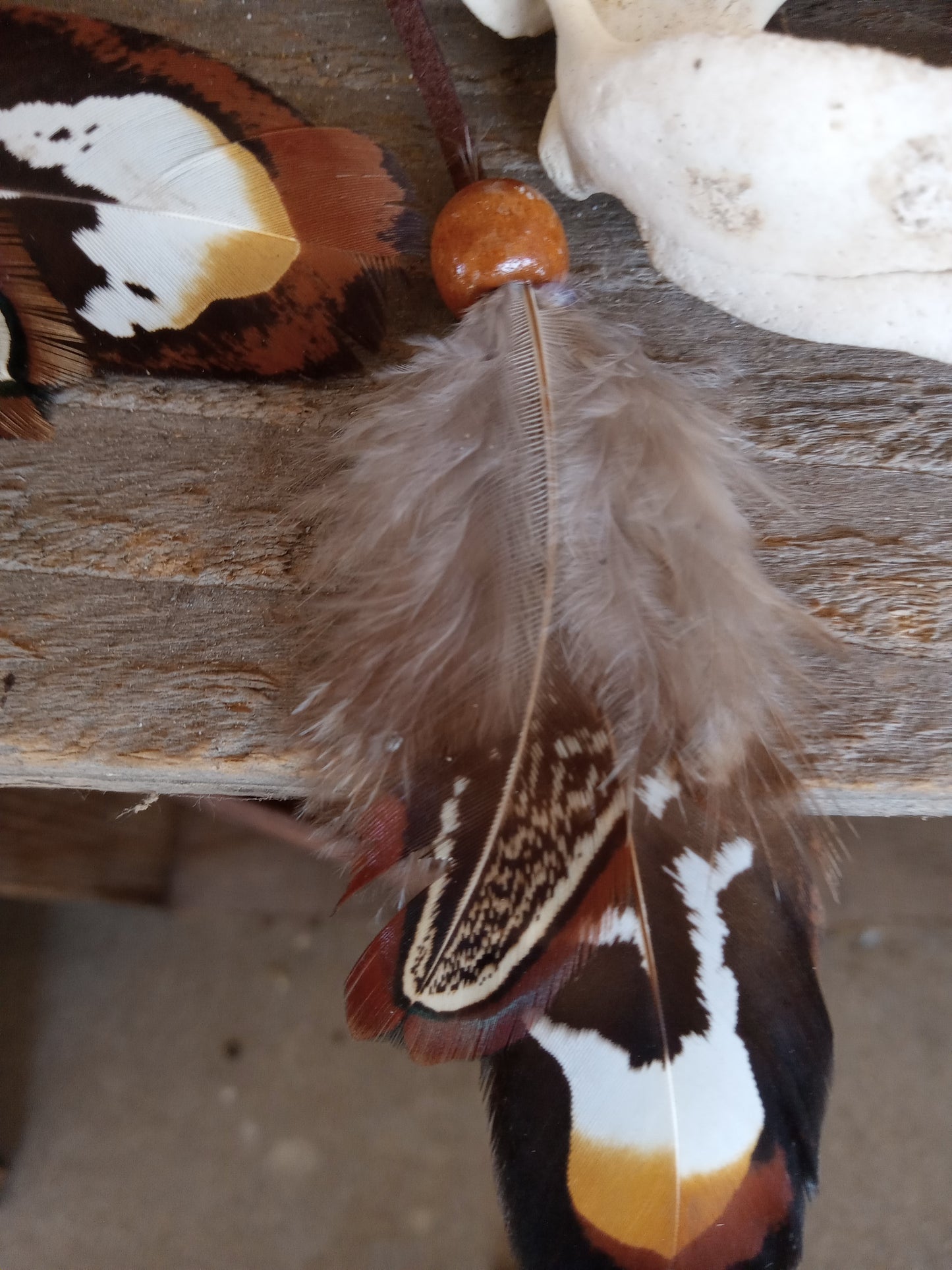 Feather Ponytail Tie