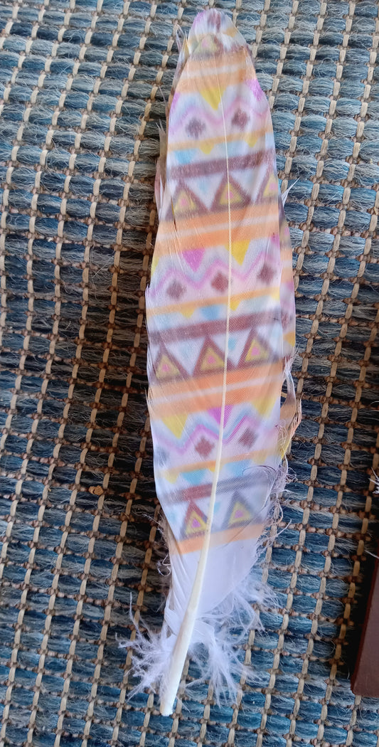 Printed Hat Feathers #1101